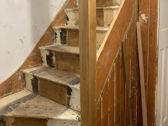 Staircase Renovation in Birmingham | Stair Part Replacement gallery image 1