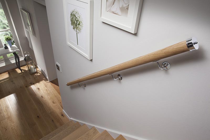 Wall Mounted Handrails | Staircase Renovation Birmingham gallery image 2