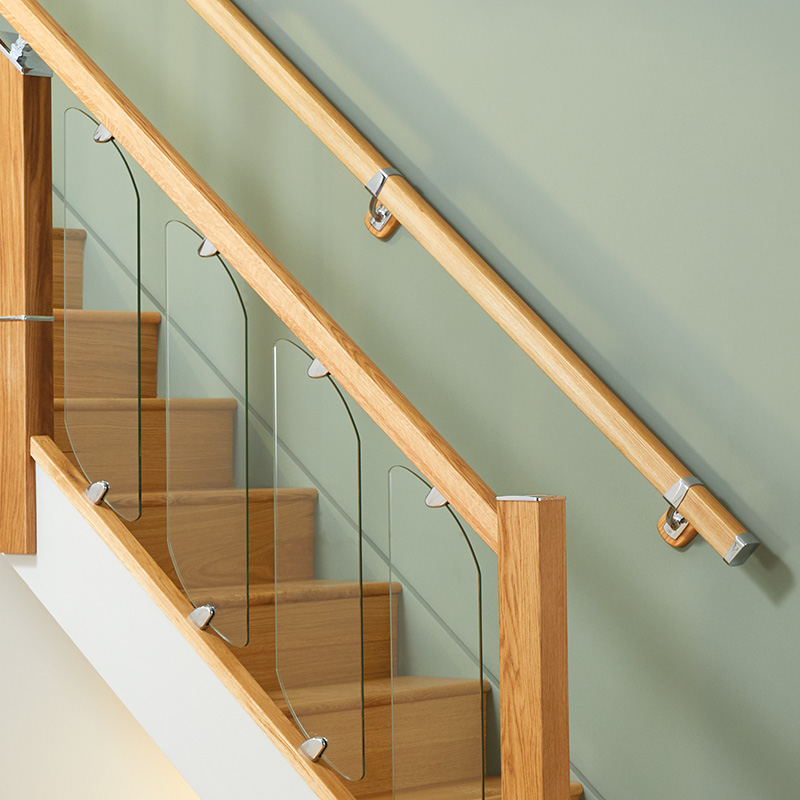 Wall Mounted Handrails | Staircase Renovation Birmingham gallery image 4